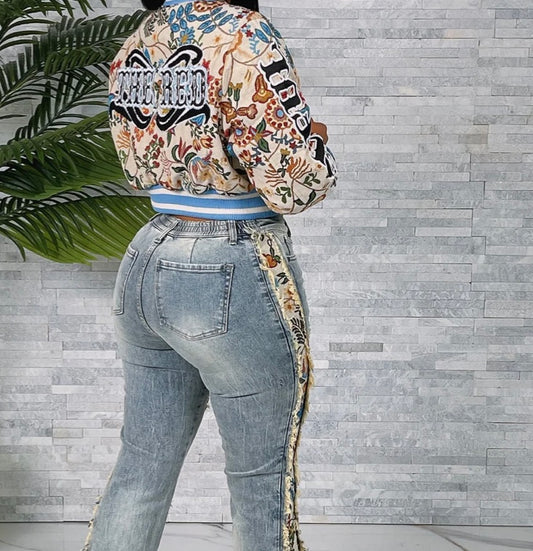 Light Blue Tapestry Jeans