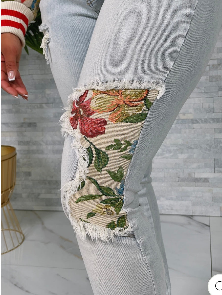 Denim Tapestry Jeans